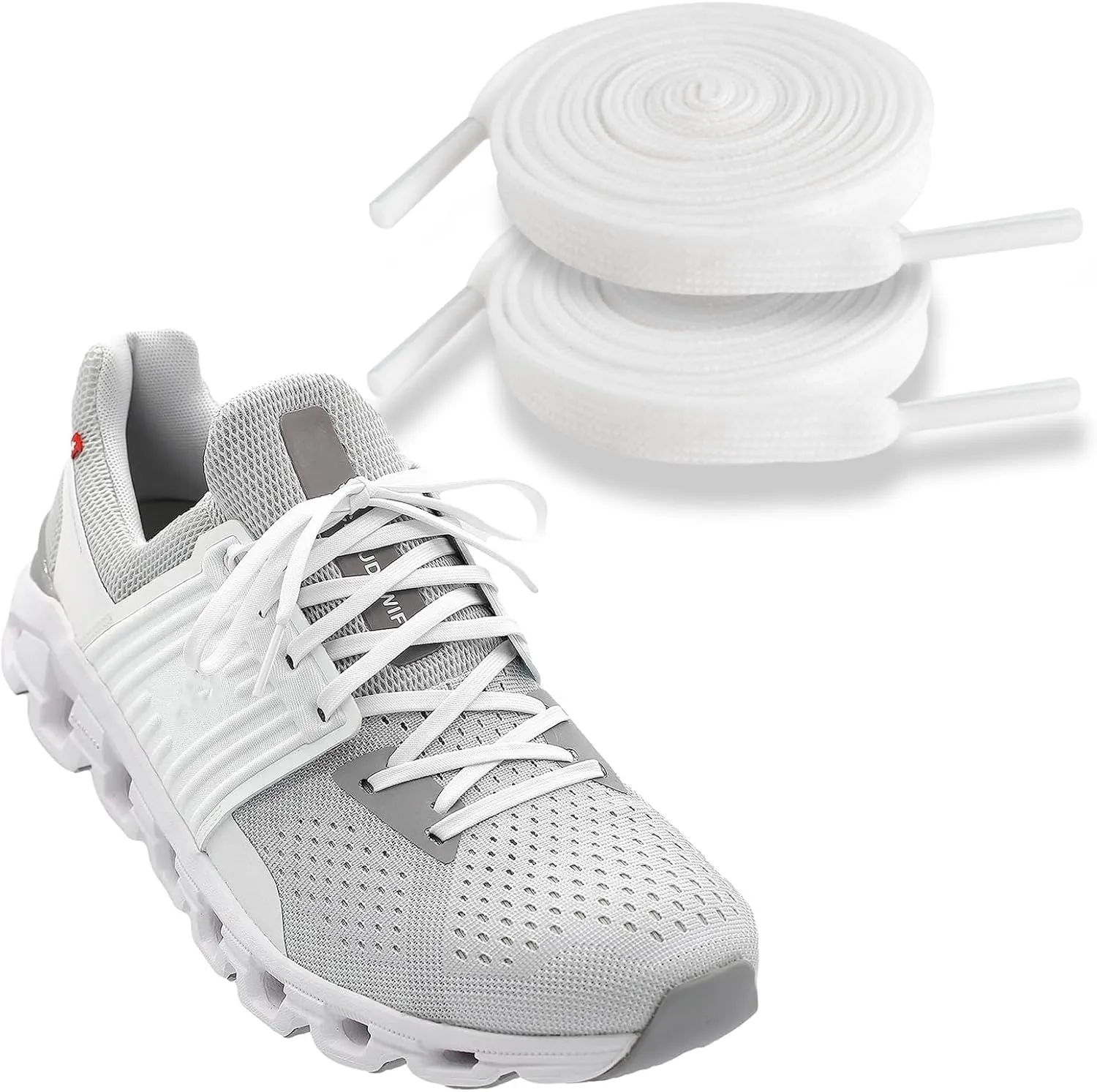 1/4"(6mm) Flat Thin Shoe Laces for On Cloud Sneakers, Original Athletic Shoelaces Shoe Strings Replacement Laces