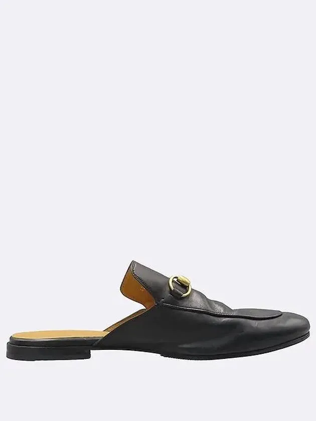 426219 Black Color Kings Horsebit Leather Mule Princetown Bloafer Shoes 10