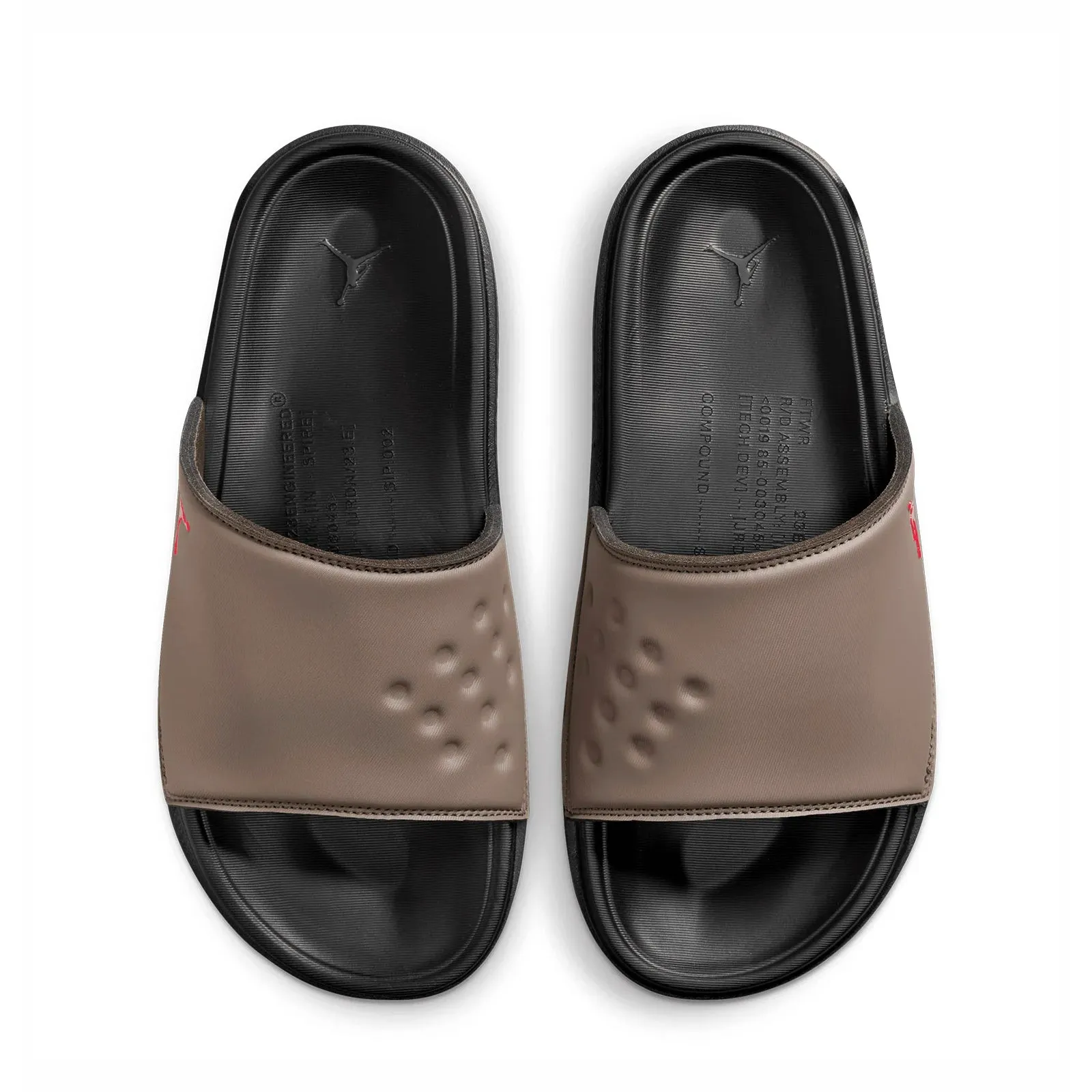 Air Jordan Play Slides (Palomino/Black/Fire Red)(DC9835-201)