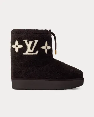 Aspen Shearling Marron Fonce Ankle Boots
