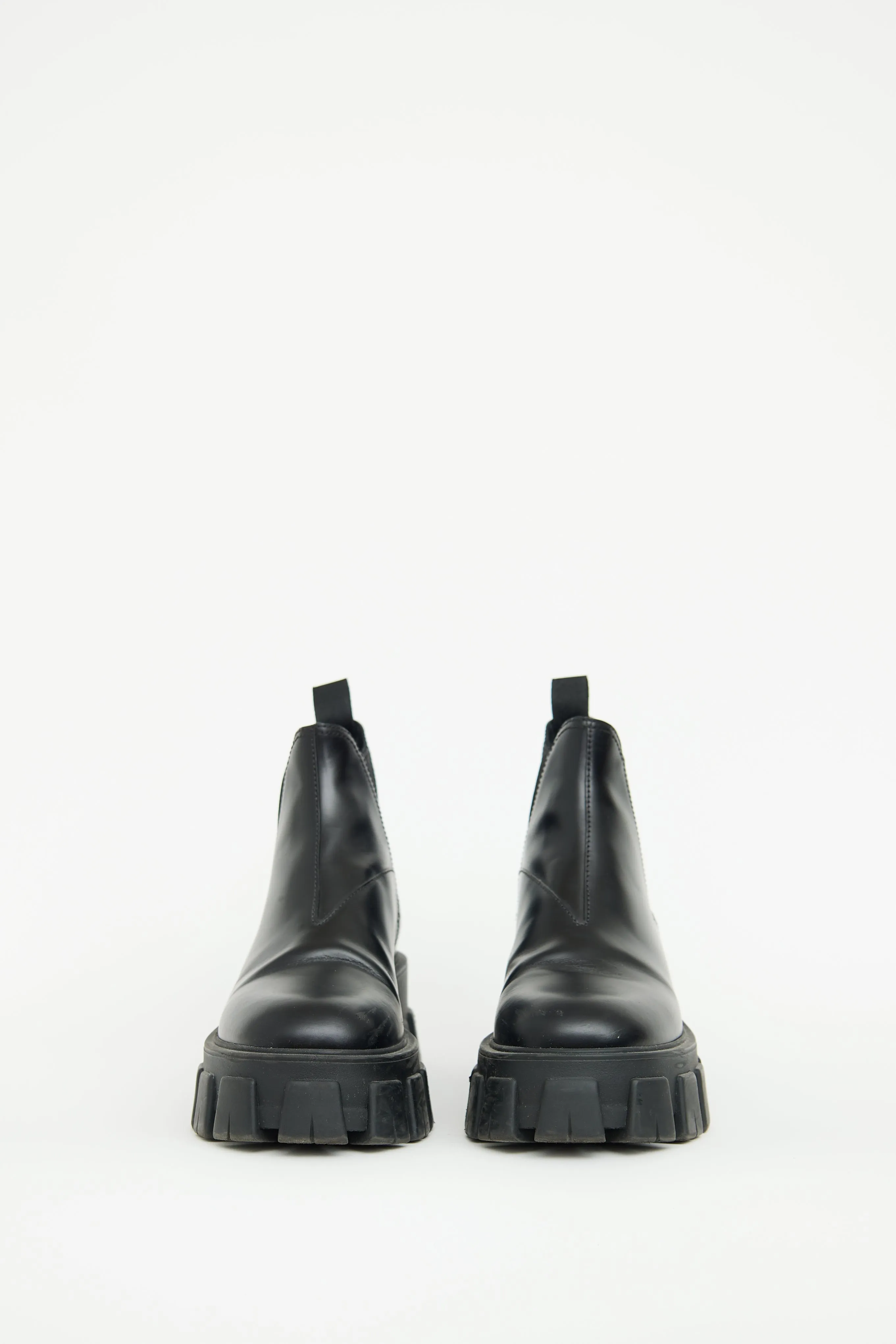 Black Monolith Ankle Boot