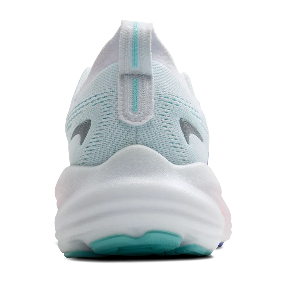 Brooks Women's Glycerin 22 D Width White/Limpet Shell/Amparo Blue