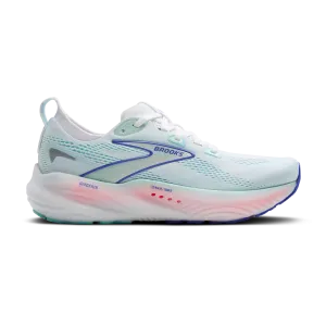 Brooks Women's Glycerin 22 D Width White/Limpet Shell/Amparo Blue