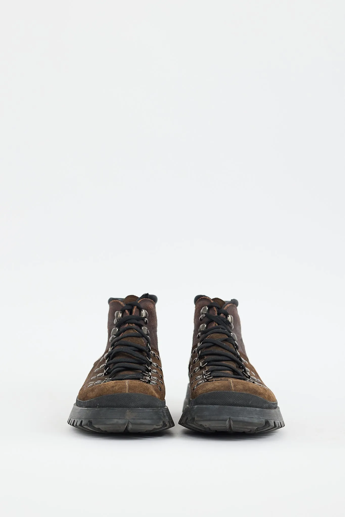 Brown Suede Hiking Boot