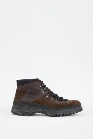 Brown Suede Hiking Boot