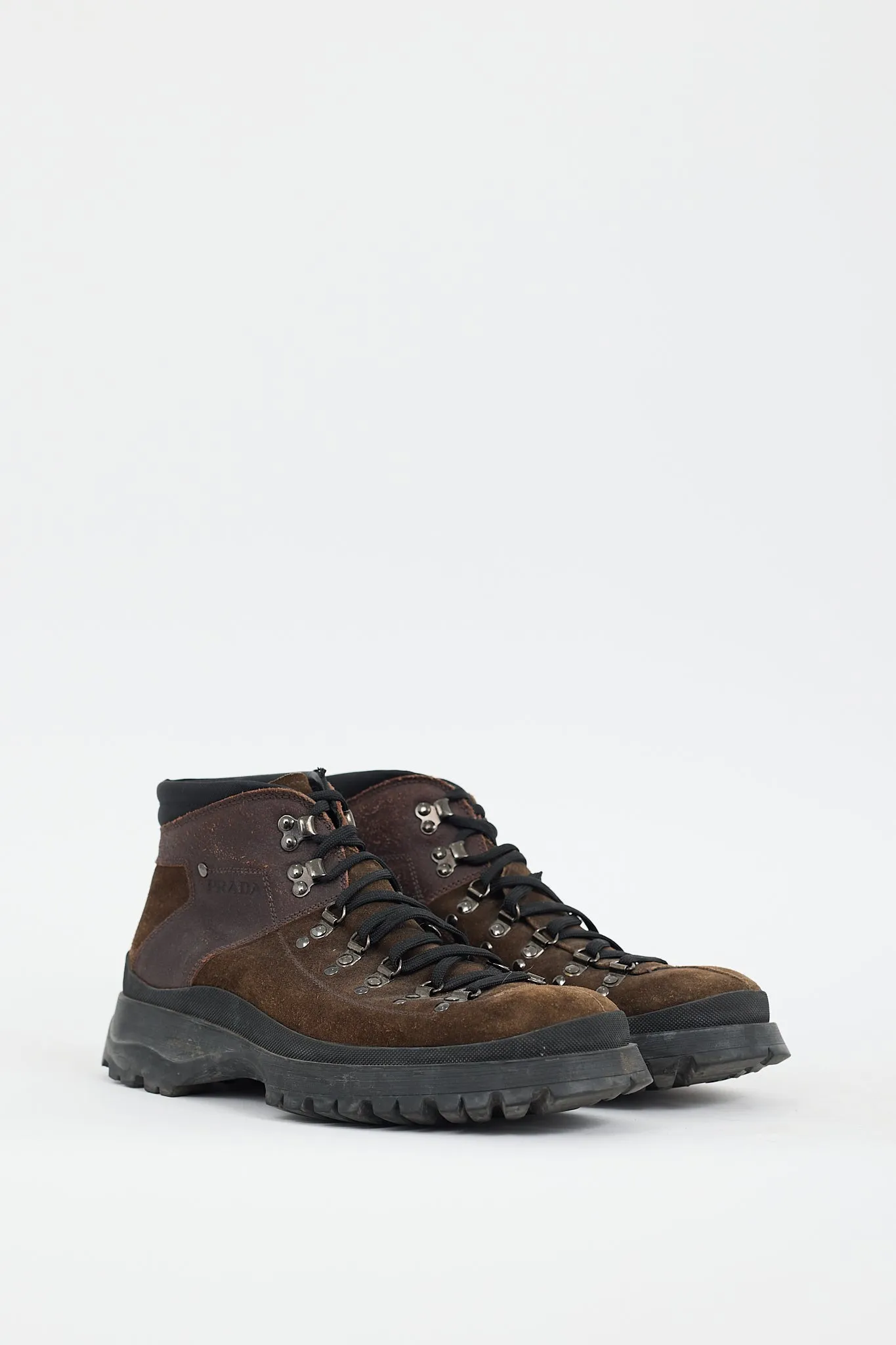 Brown Suede Hiking Boot