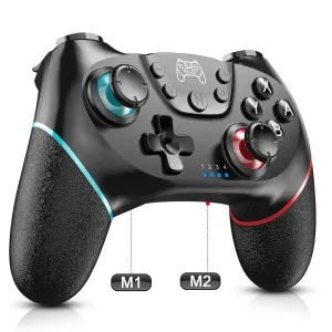 Diswoe Switch Controller, Wireless Pro Controller for Switch/Switch Lite/Switch OLED, Switch Remote Gamepad with Joystick, Adjustable Turbo Vibration with Programmable Function