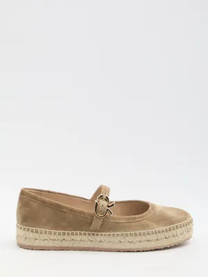 Gianvito Rossi Mary Jane Elda Espadrilles