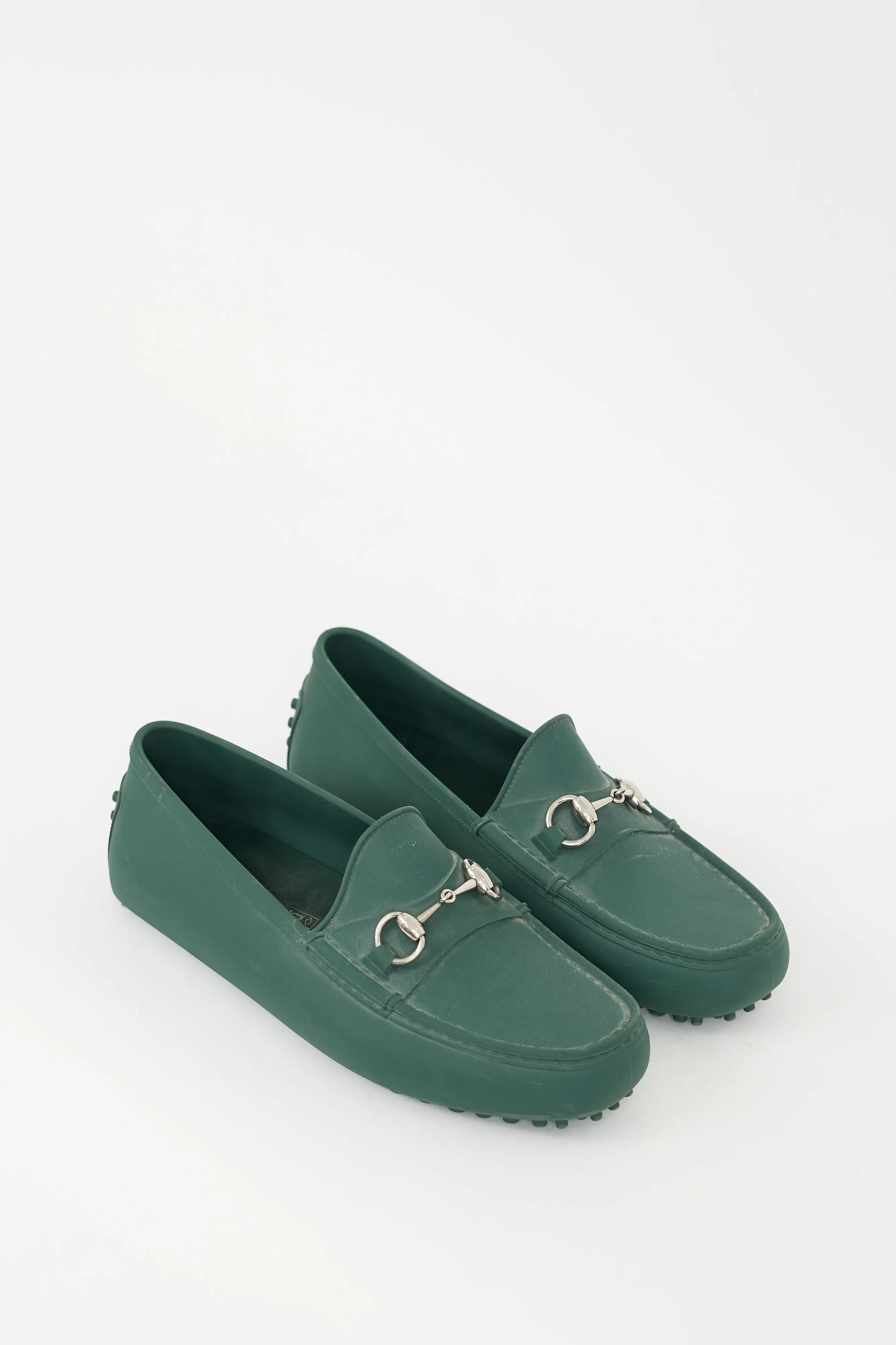 Green Rubber Driving Loafer