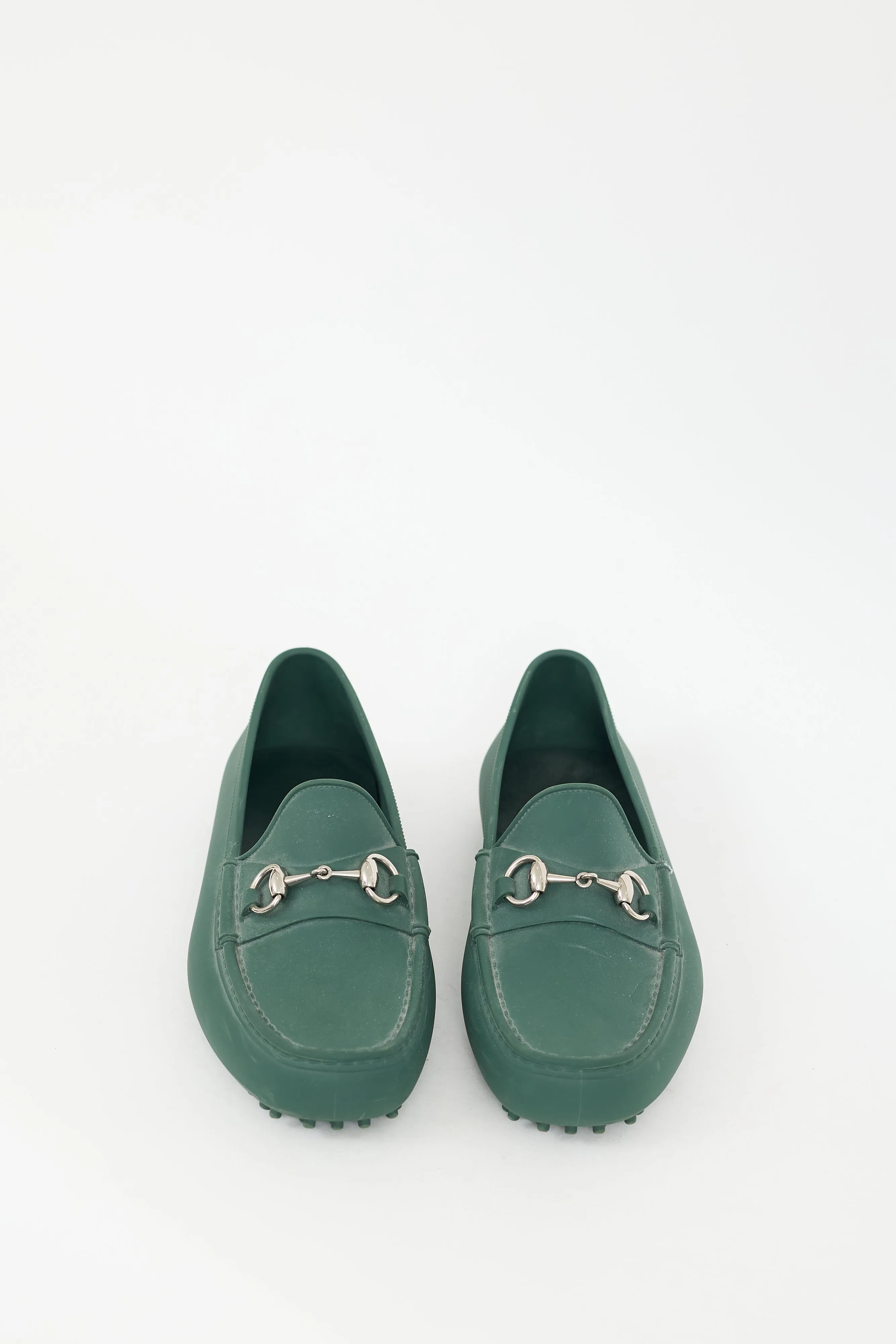 Green Rubber Driving Loafer