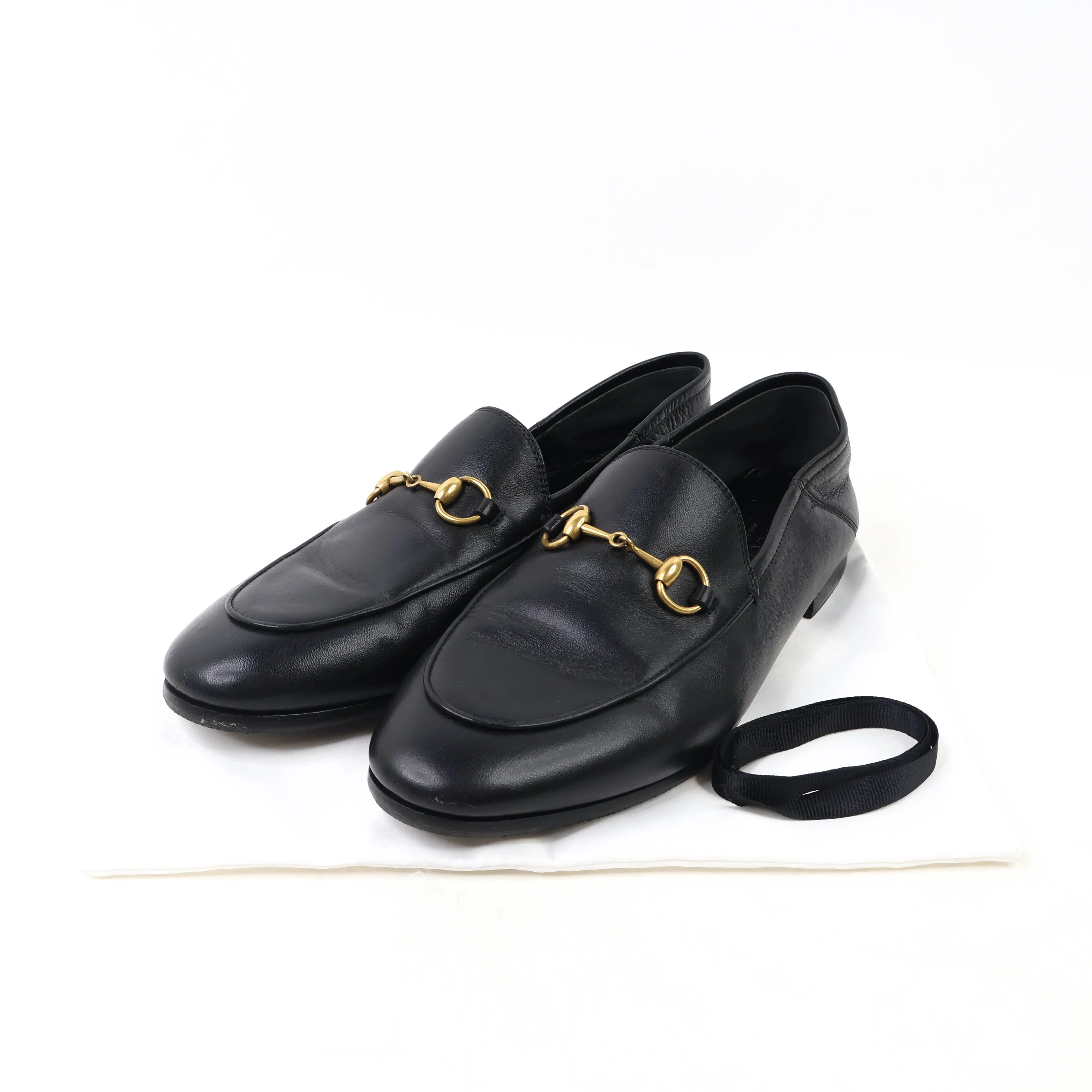 Gucci Loafers Horsebit Black 37.5