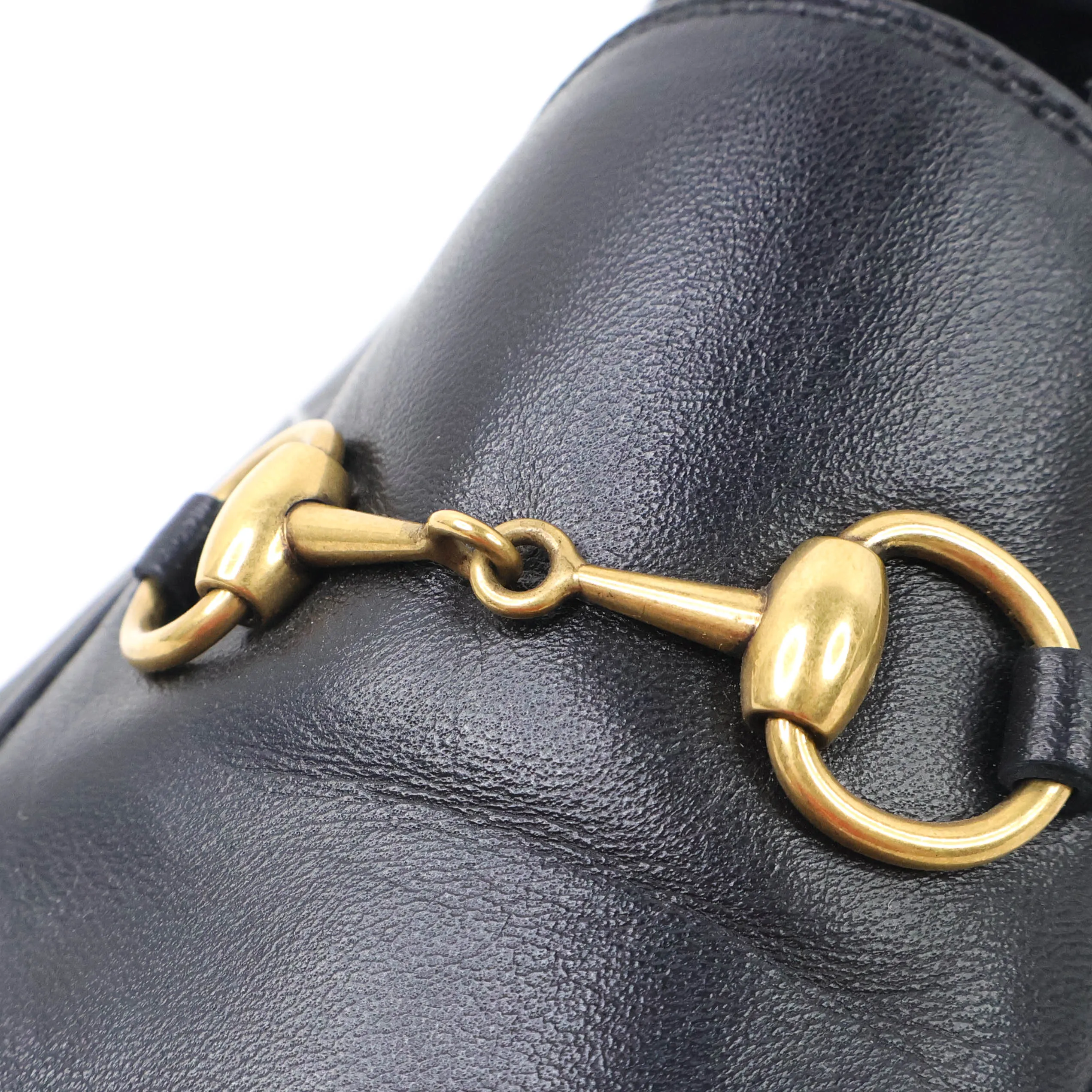 Gucci Loafers Horsebit Black 37.5