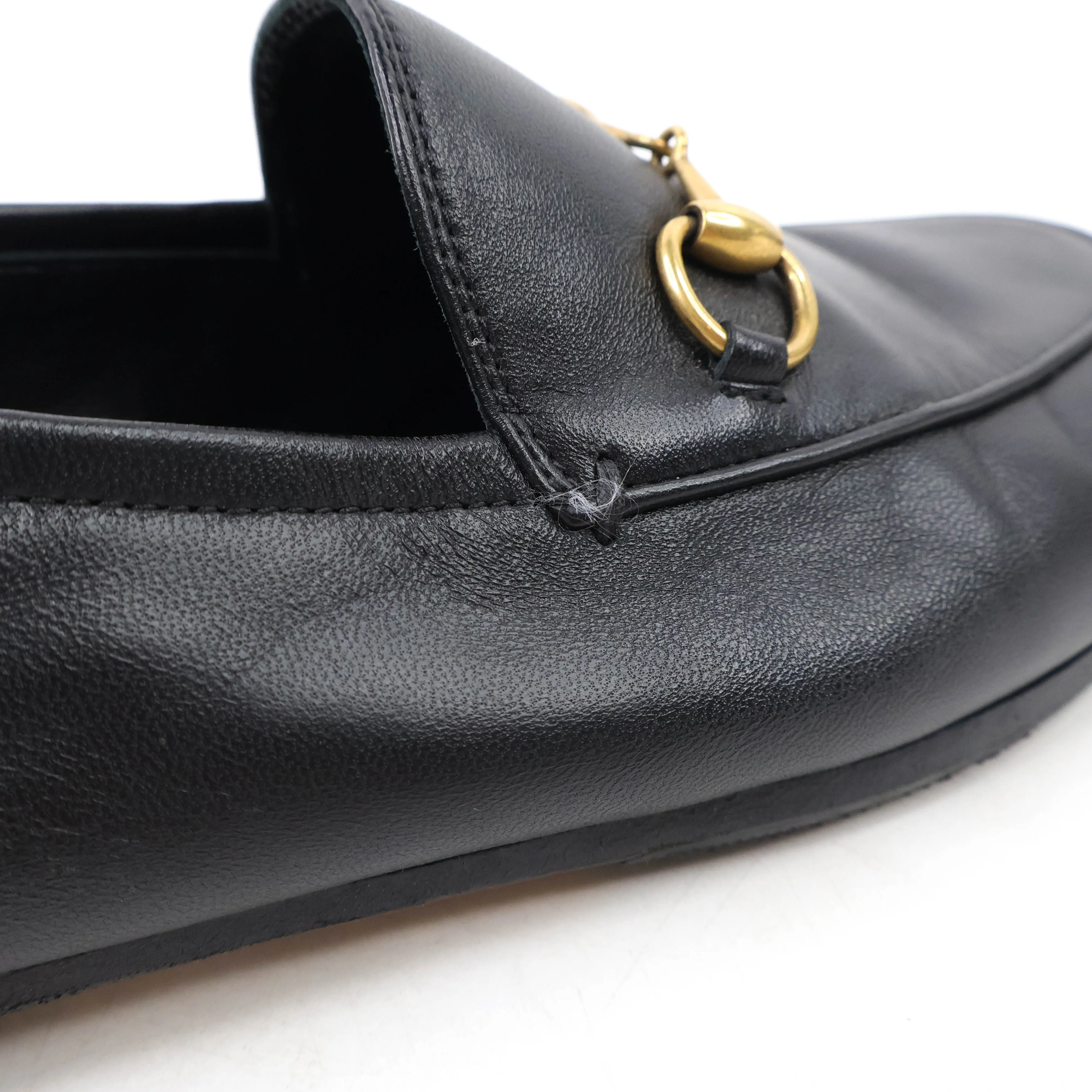 Gucci Loafers Horsebit Black 37.5