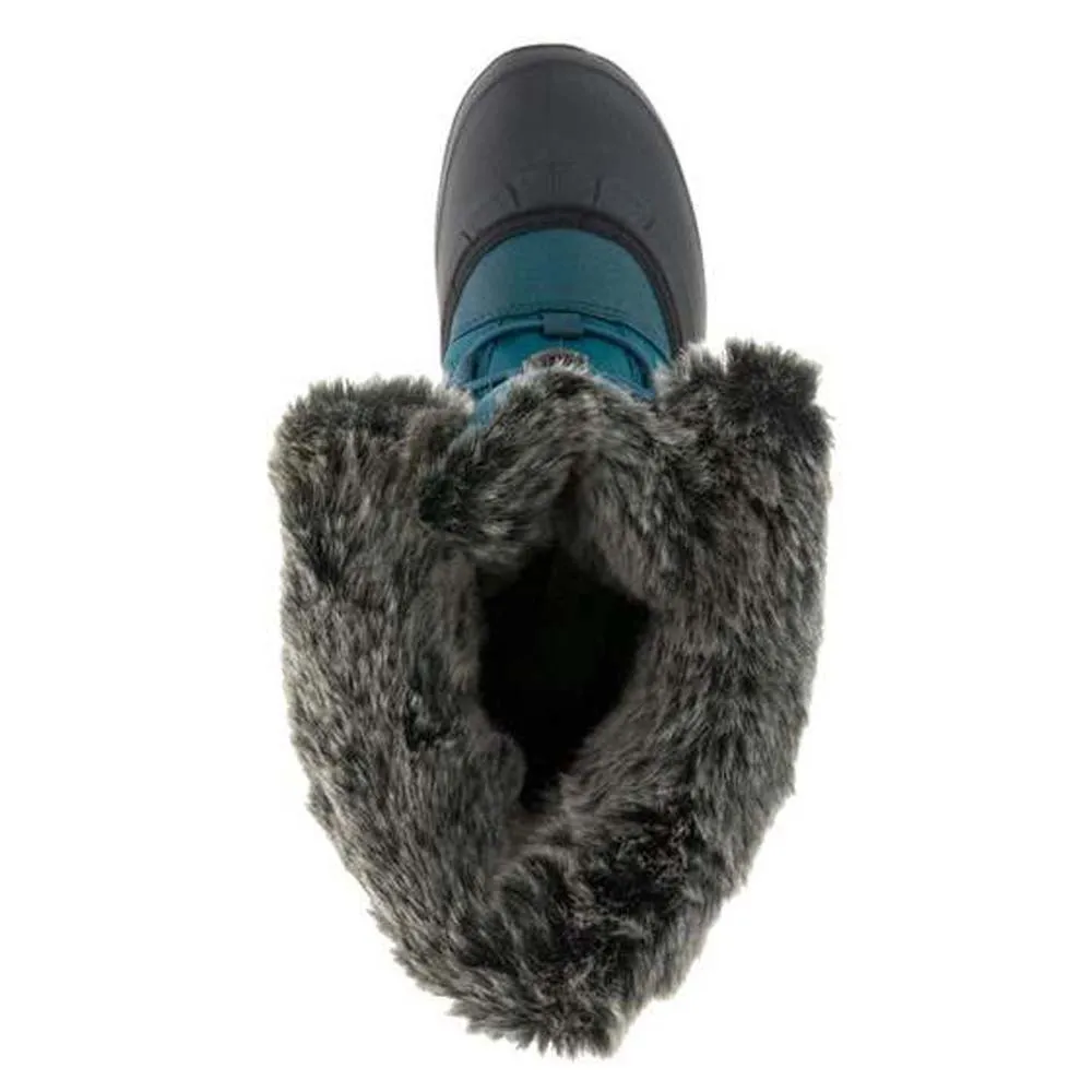 KAMIK MOMENTUM-3 Snow Seam-Sealed Waterproof Plush Faux-Fur Collar Boots TEAL (9, TEAL)