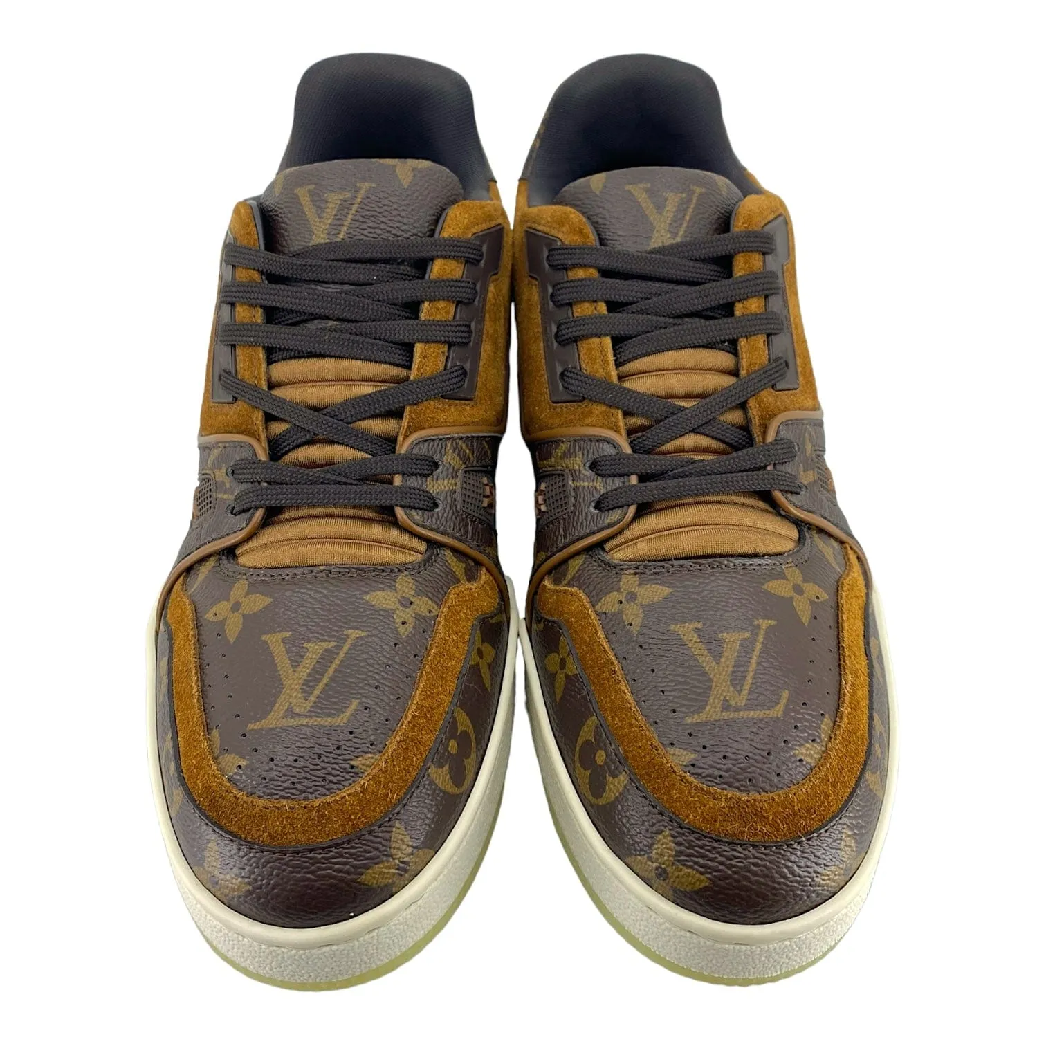 Louis Vuitton LV Trainer Low Monogram Brown Pre-Owned