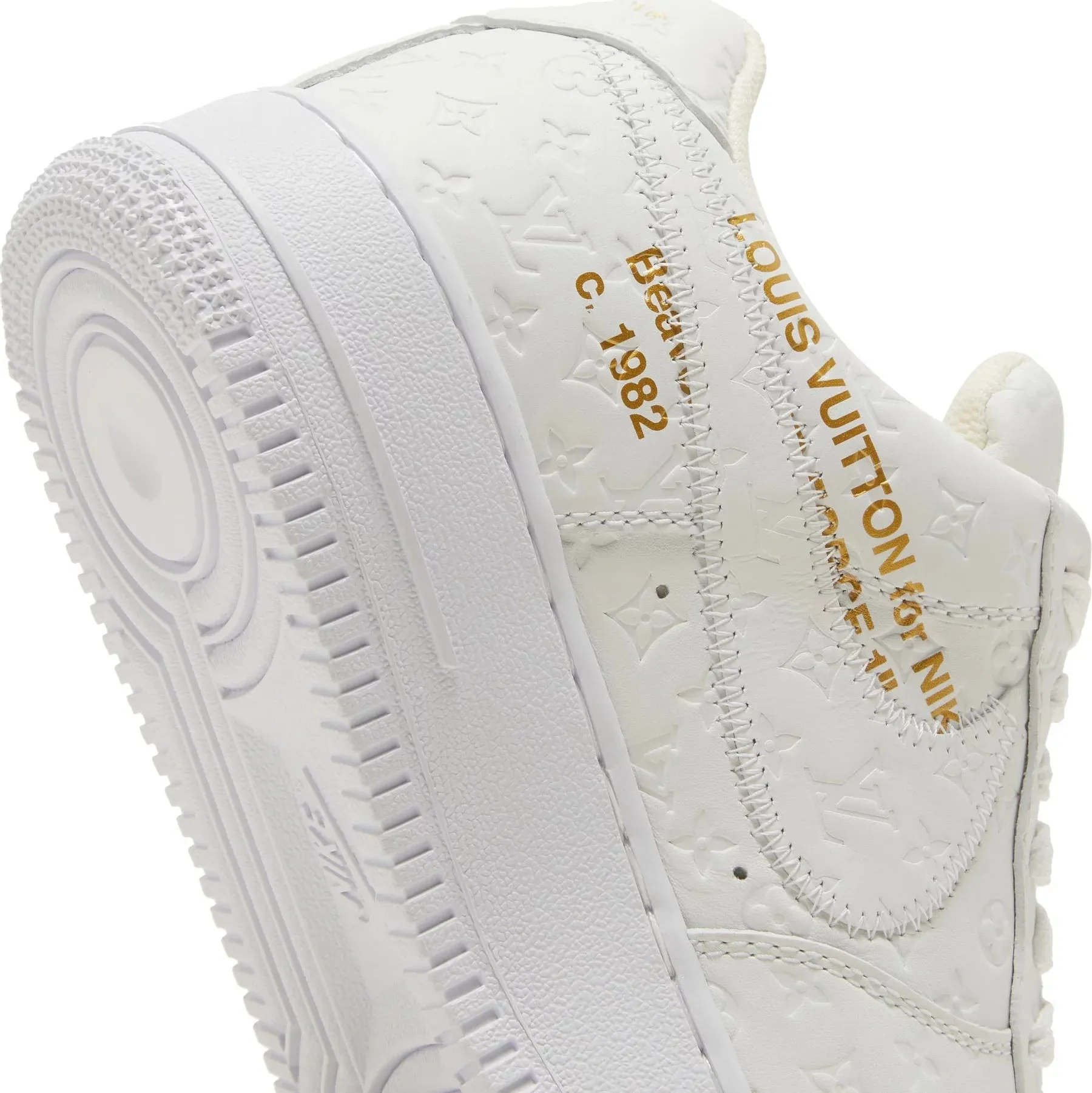 Louis Vuitton x Air Force 1 Low 'Triple White'
