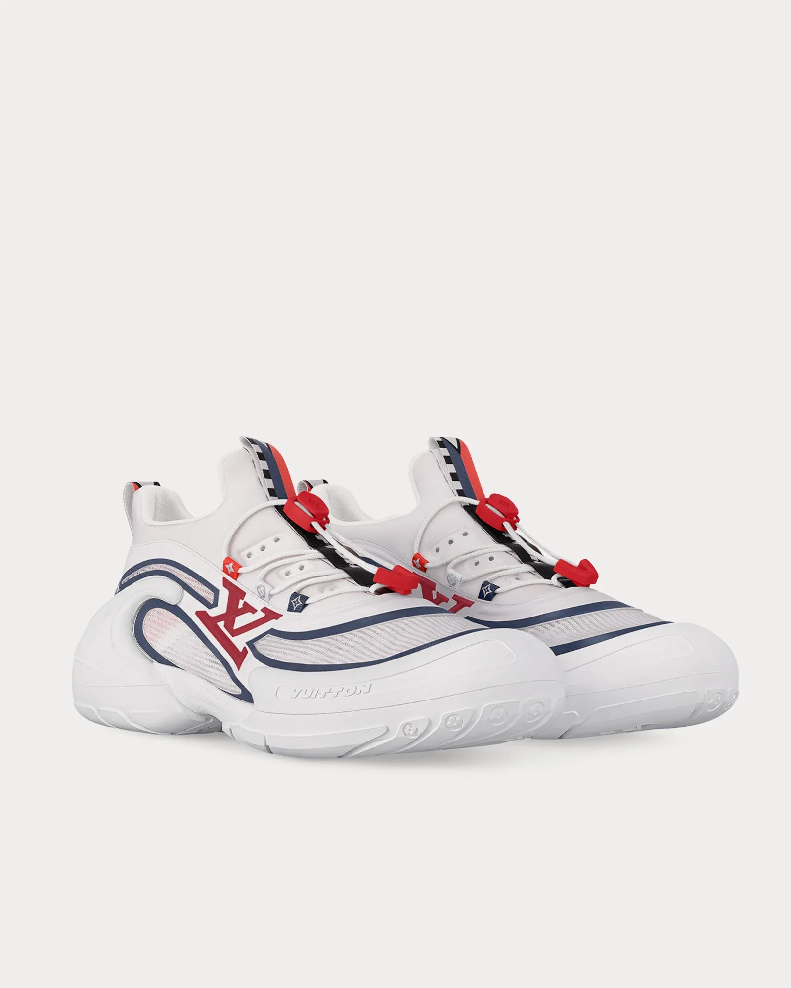 LV Barracuda 'America's Cup' White / Navy Blue / Red Low Top Sneakers