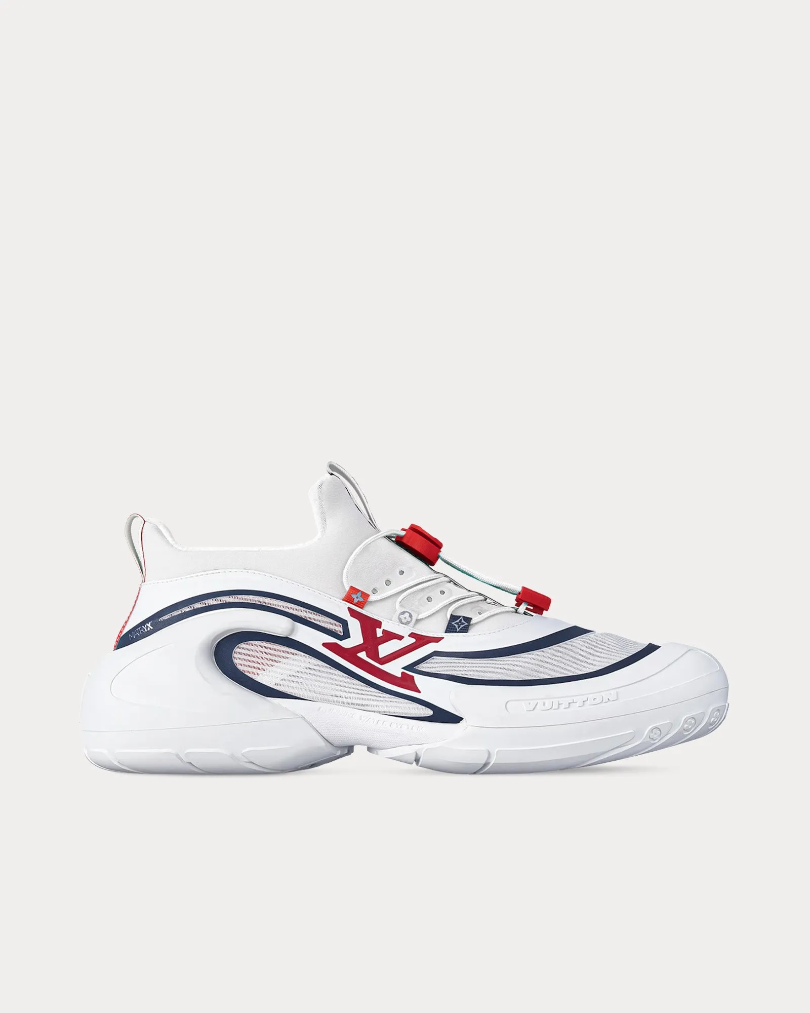 LV Barracuda 'America's Cup' White / Navy Blue / Red Low Top Sneakers