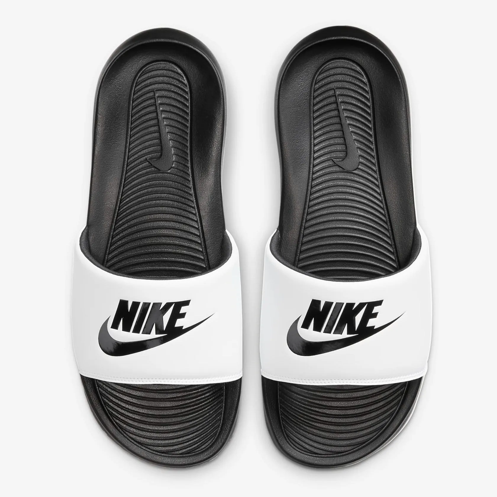 Men's Nike Victori One Slides "Panda" (Black/White)(CN9675-005)