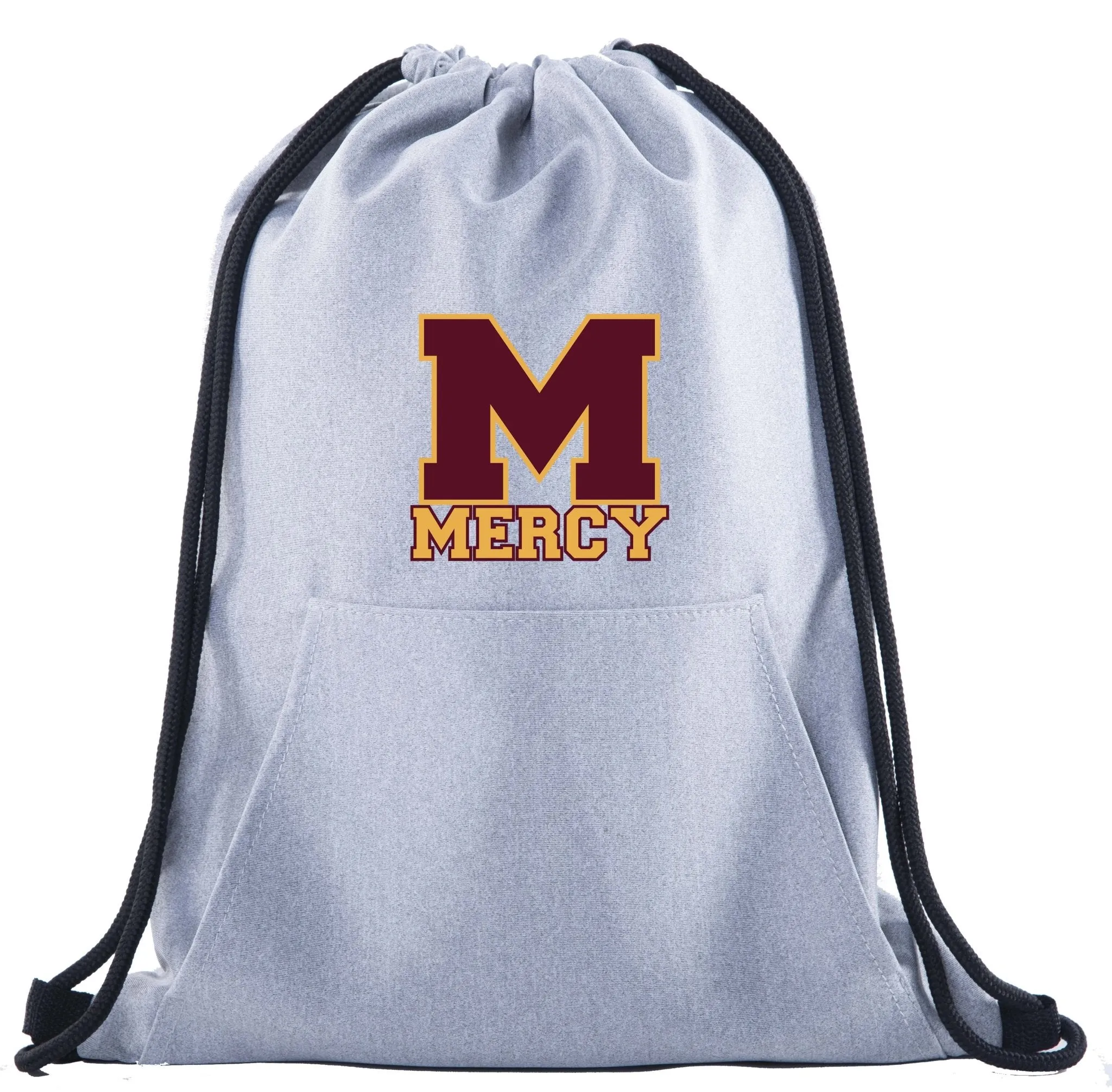 Mercy High School Drawstring Bag w/ Pocket Printed