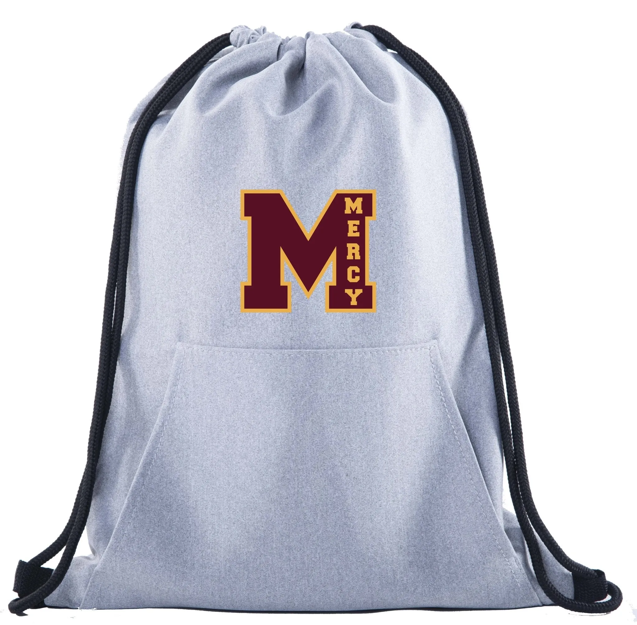 Mercy High School Drawstring Bag w/ Pocket Printed