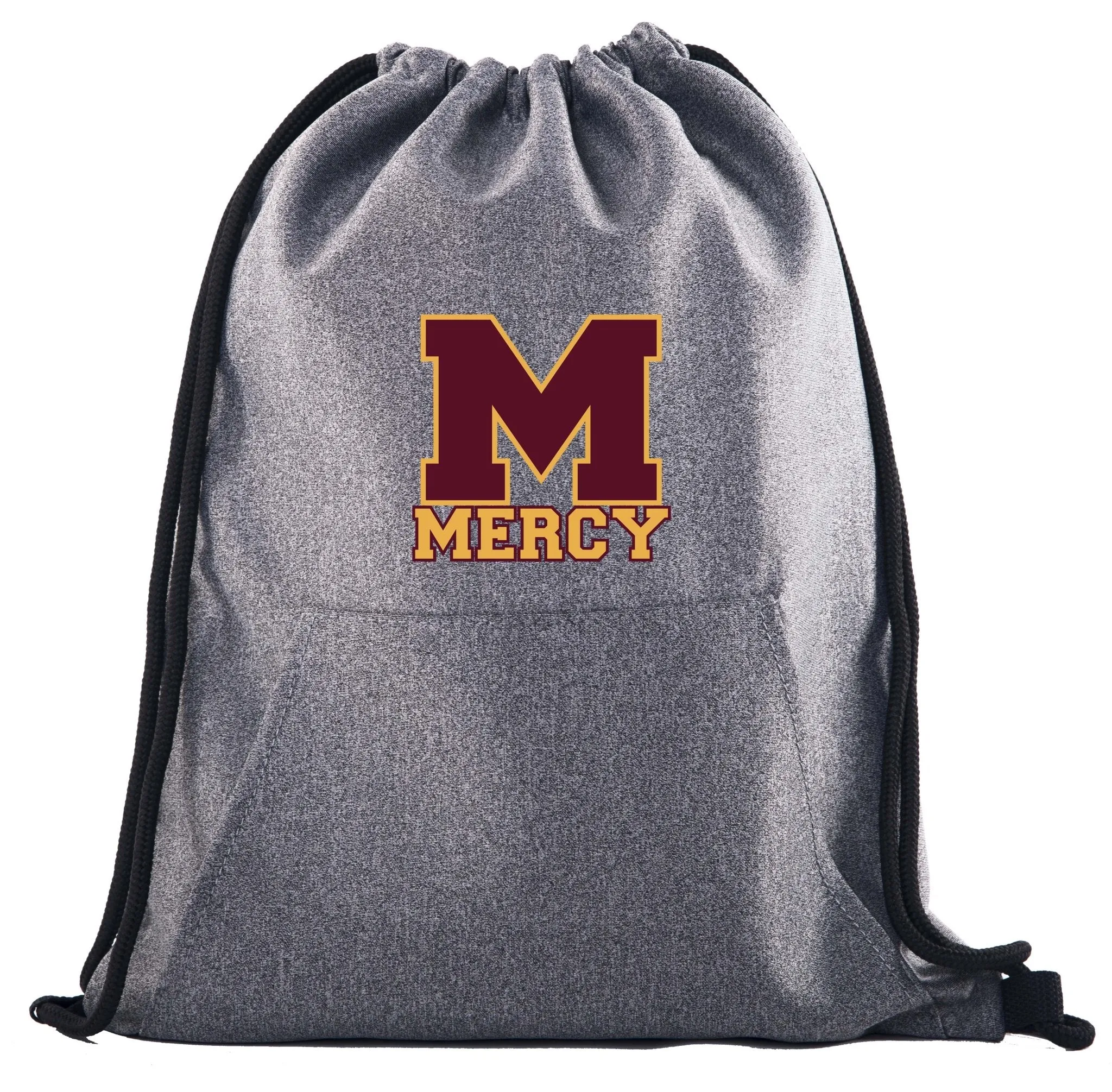 Mercy High School Drawstring Bag w/ Pocket Printed