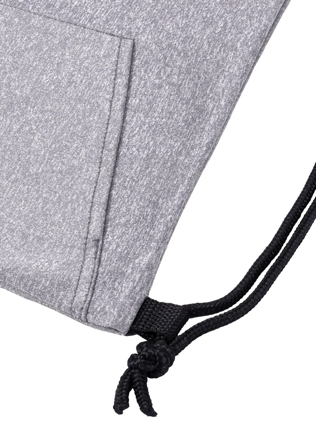 Mélange Drawstring Bag w/ Quick-Access Pocket