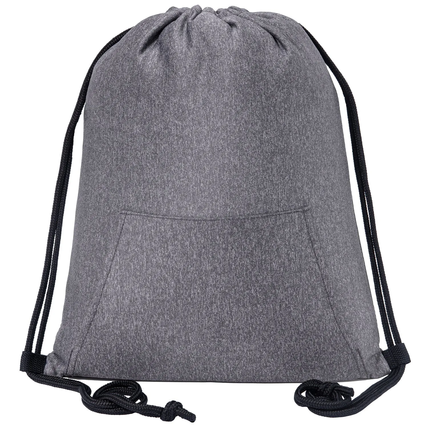Mélange Drawstring Bag w/ Quick-Access Pocket