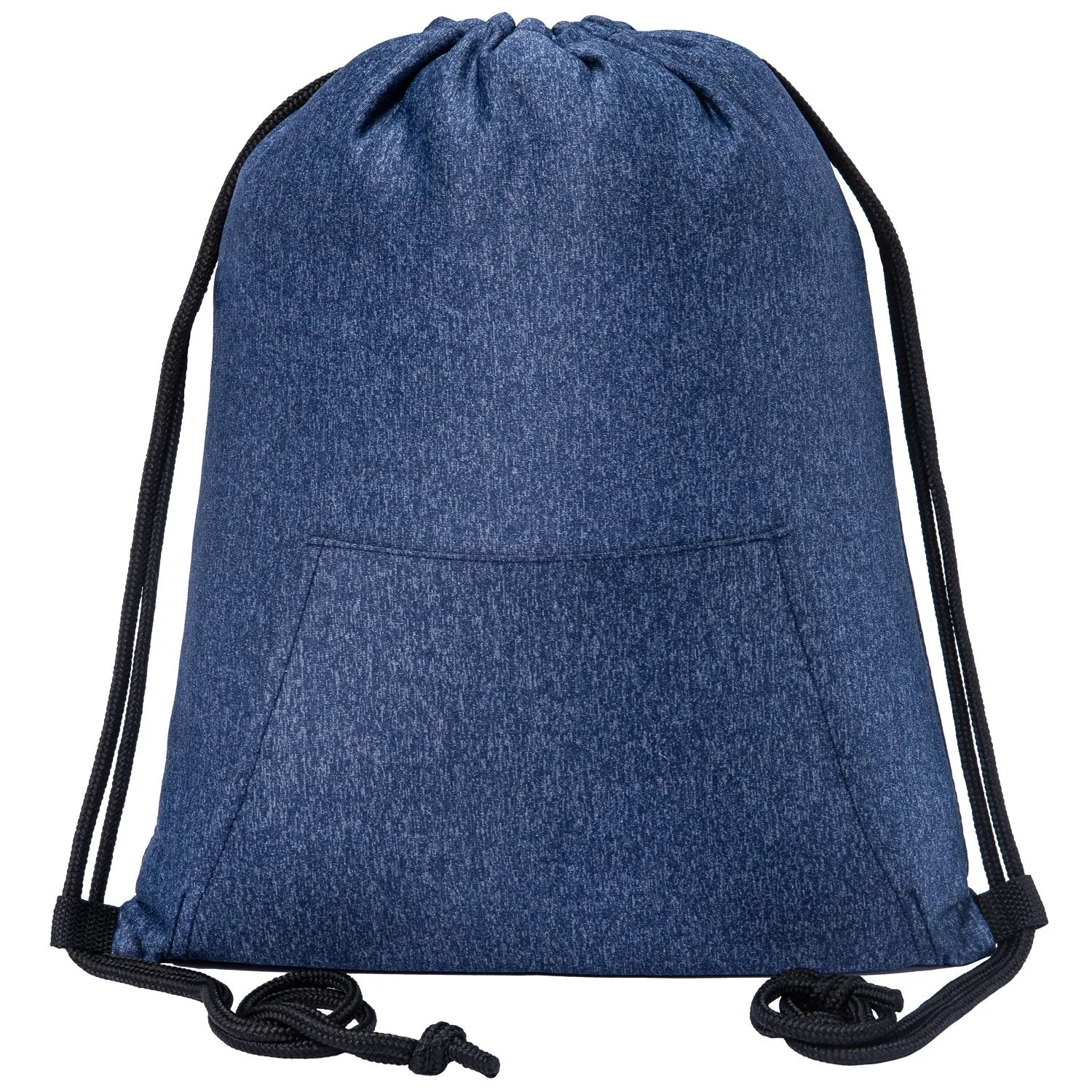 Mélange Drawstring Bag w/ Quick-Access Pocket