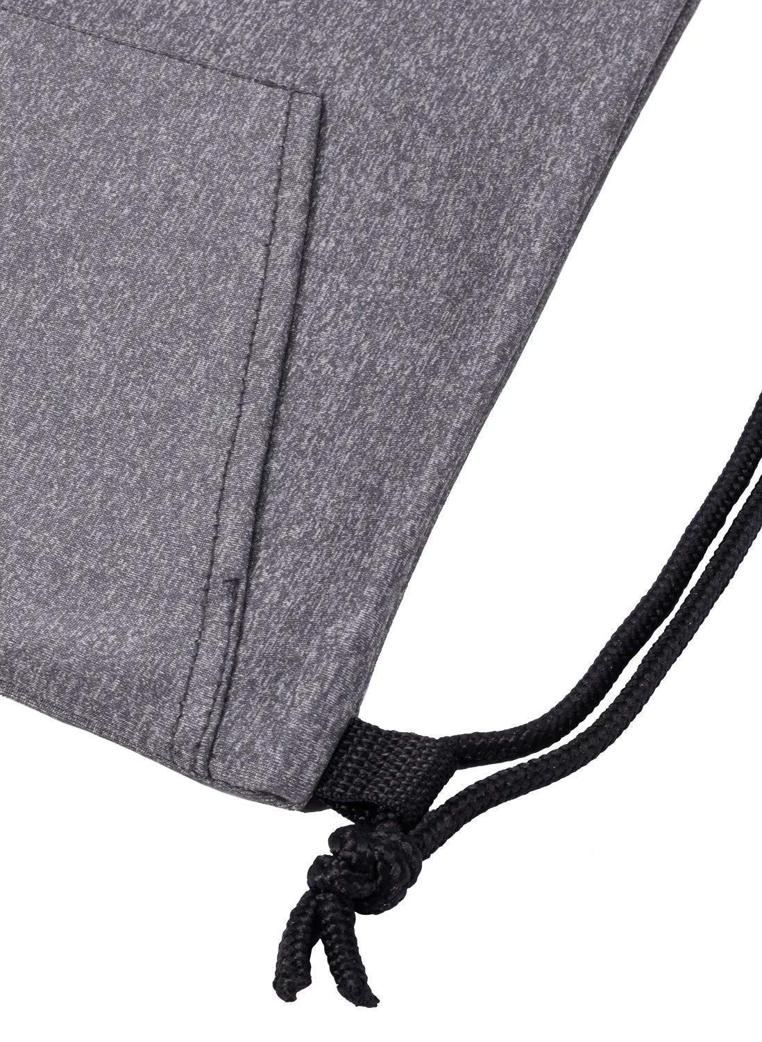 Mélange Drawstring Bag w/ Quick-Access Pocket