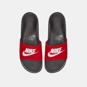 Nike Benassi "Just Do It" Classic "BREDS" (Black/White /University Red)(343880-026)