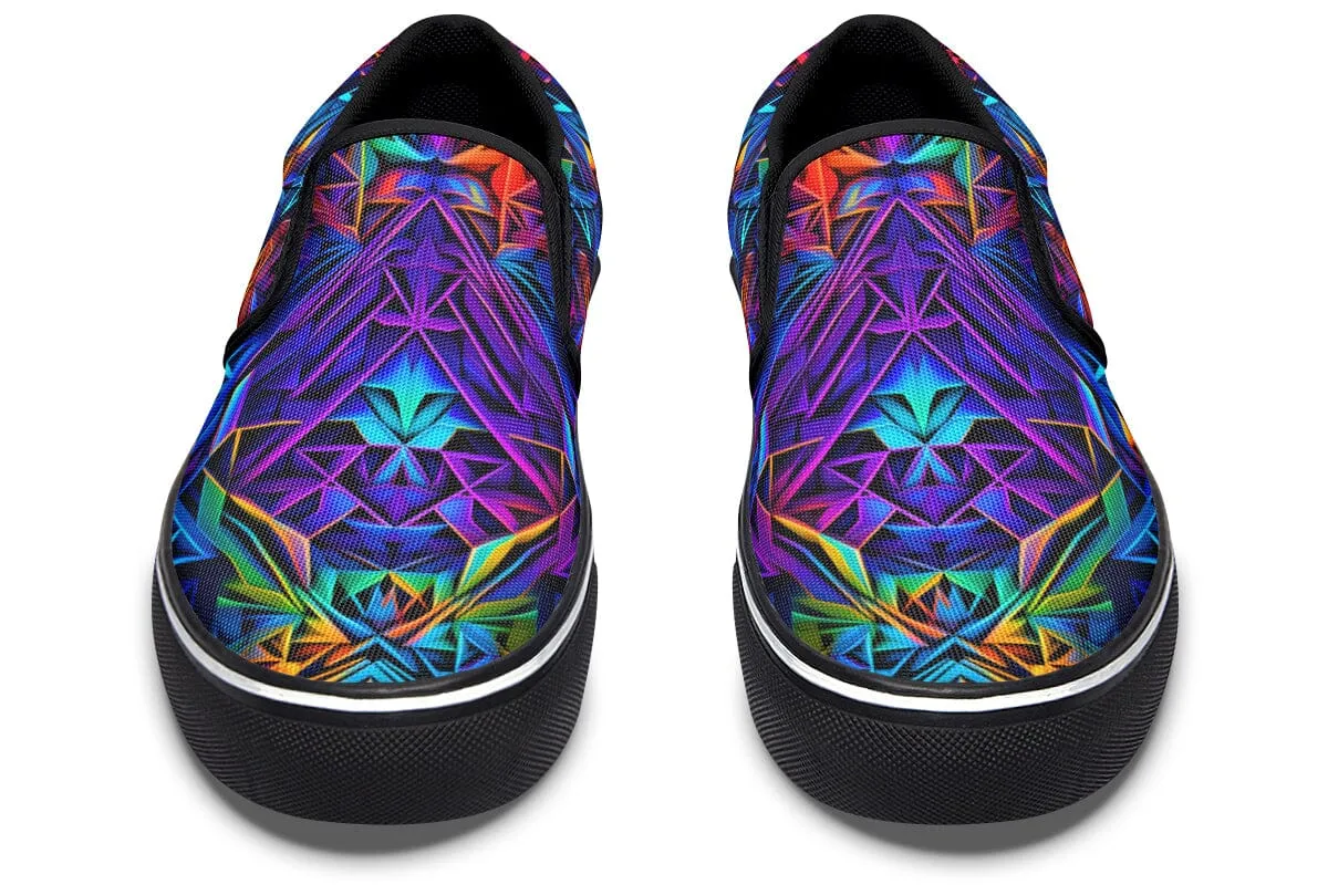 Symmetry Patches Slip on Shoes