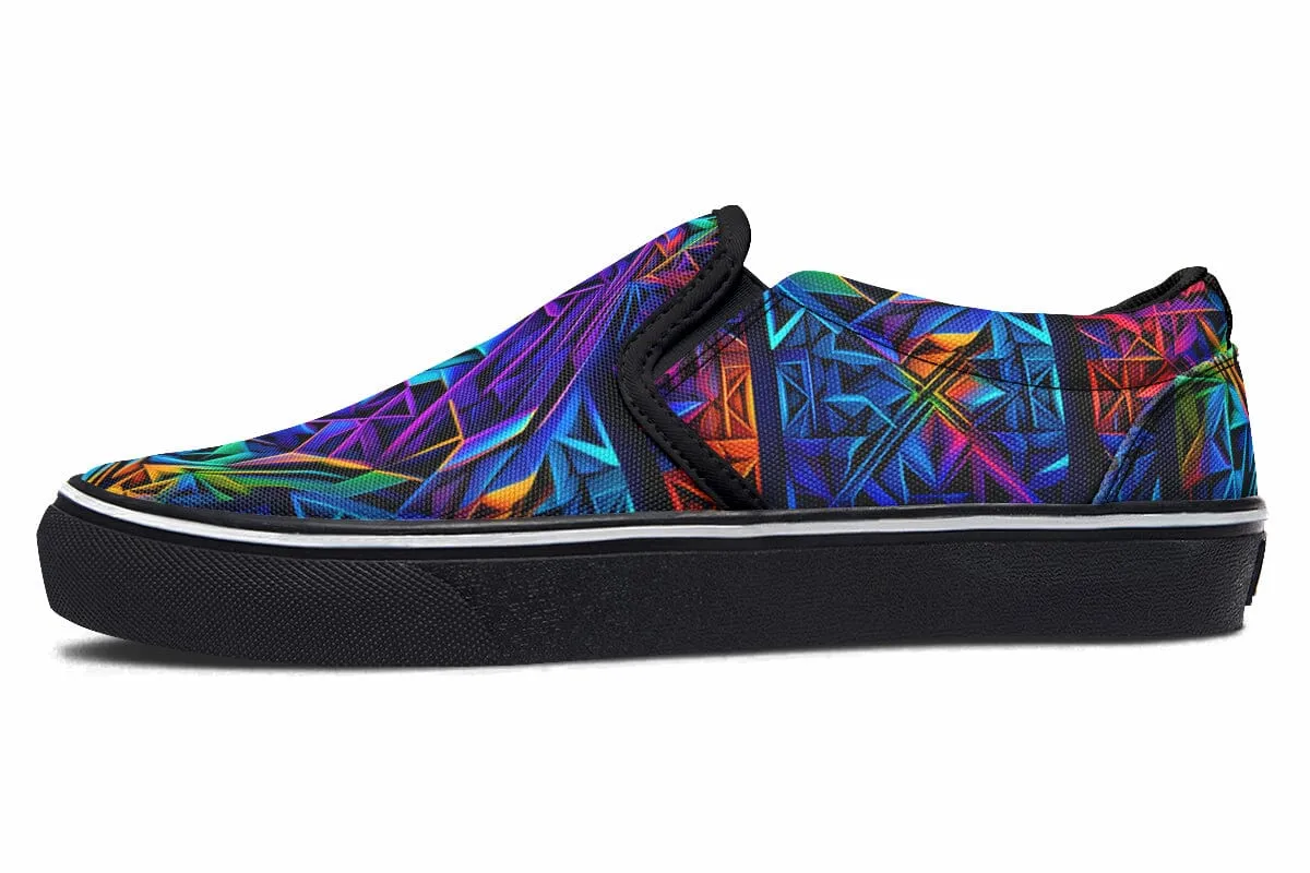 Symmetry Patches Slip on Shoes