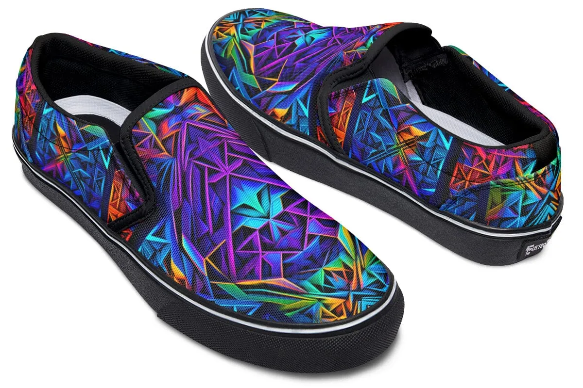 Symmetry Patches Slip on Shoes