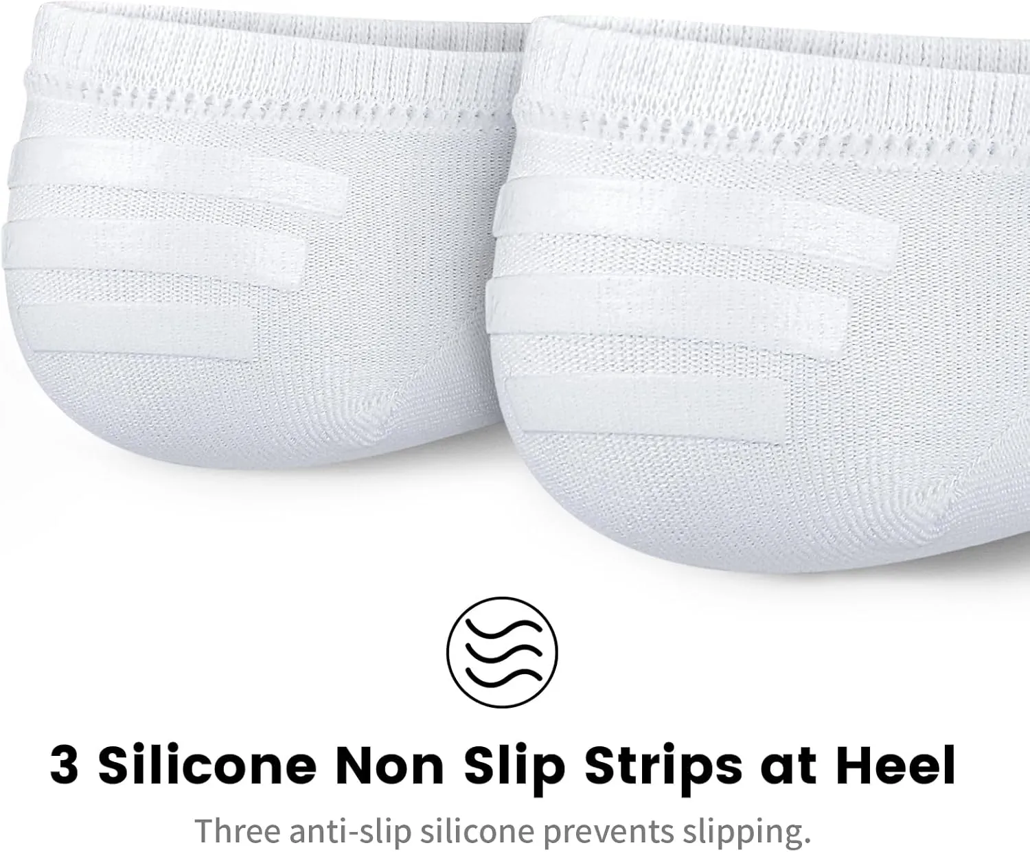 wernies 10 Pairs No Show Socks Men Low Cut Ankle Short Casual Thin Invisible Socks with Non Slip Grips